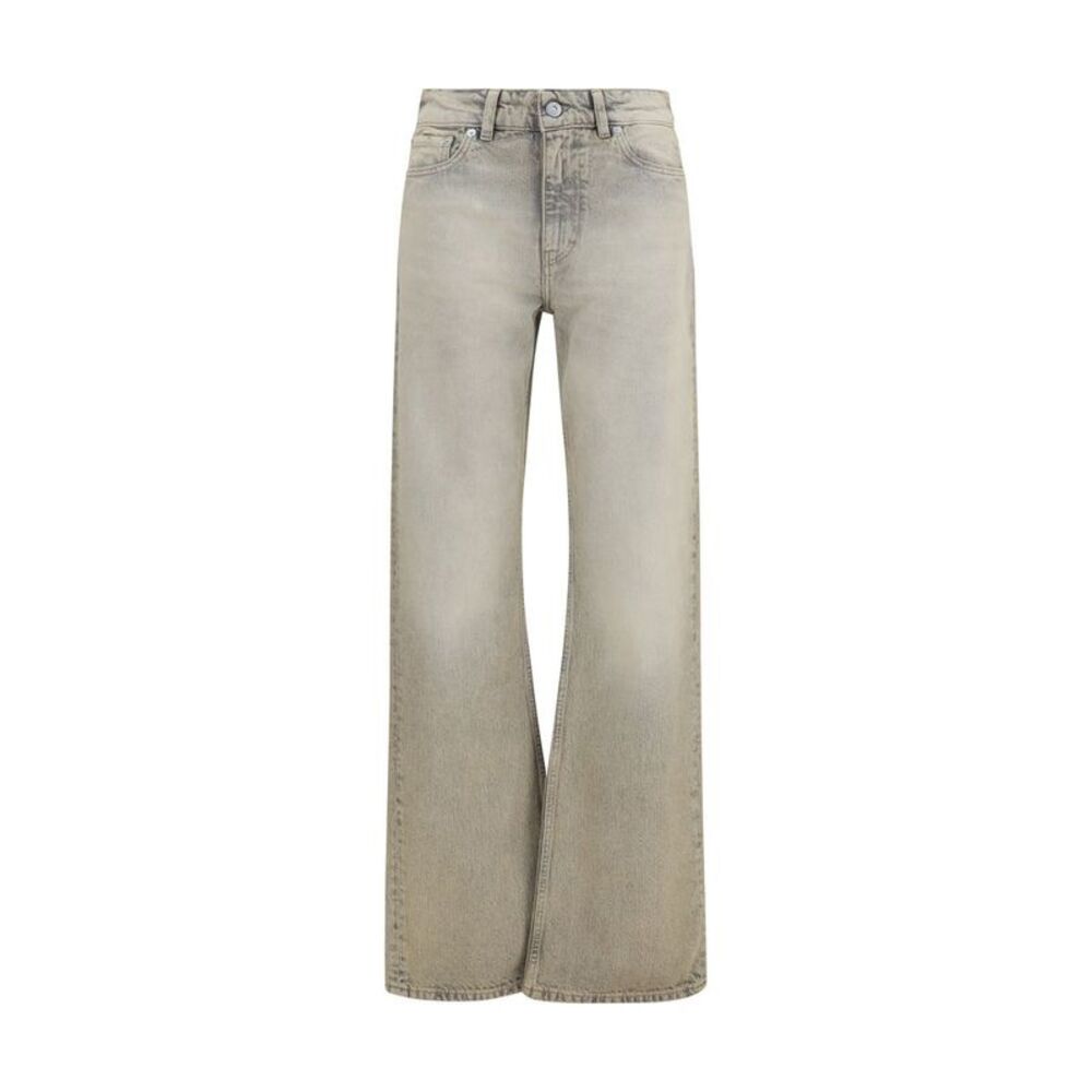 Our Legacy Gray Cotton Straight-Leg Women's Jeans